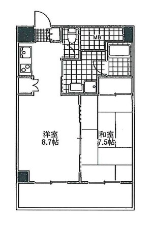 ハーバー・ビューの物件間取画像